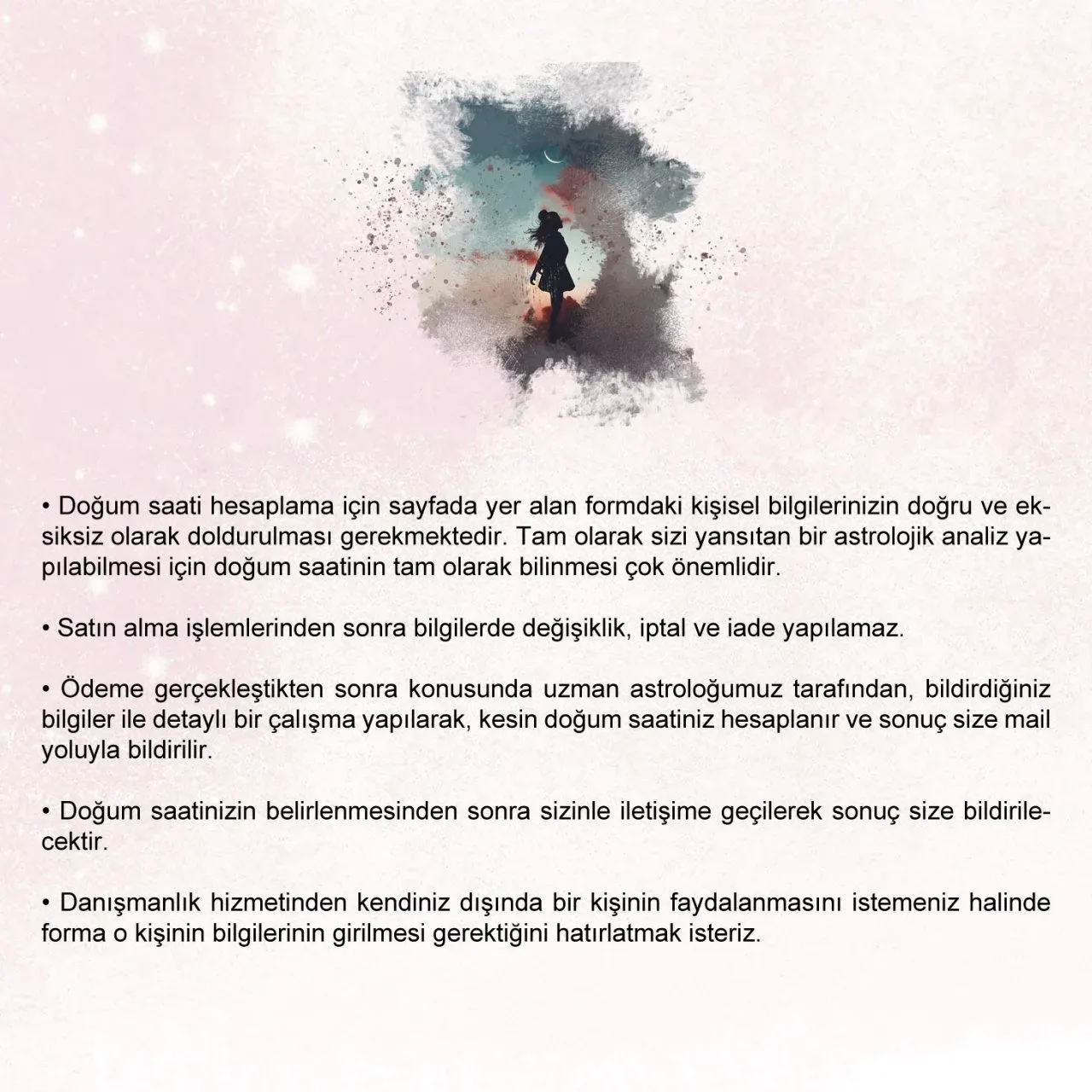 Doğum Saati Hesaplama ve Yıllık Öngörü Danışmanlığı